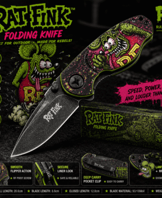 Rat Fink “Ed Roth” Special Edition – Folding Dagger🗡️