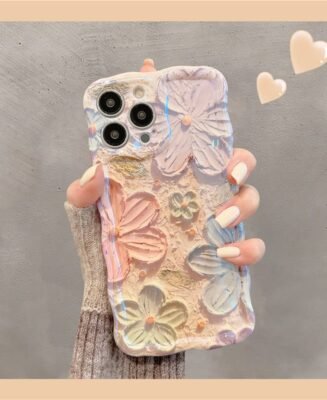 French Vintage Oil Painting Flowers iPhone Case