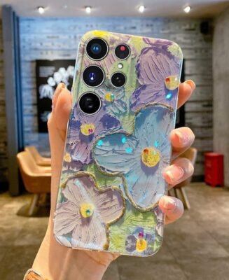 Oil Painting Flower Galaxy/iPhone Case