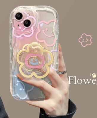 New Anti-drop Smiley Flower iPhone Case