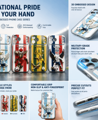 World Cup National Team-themed 3D Handmade Mobile Phone Cases