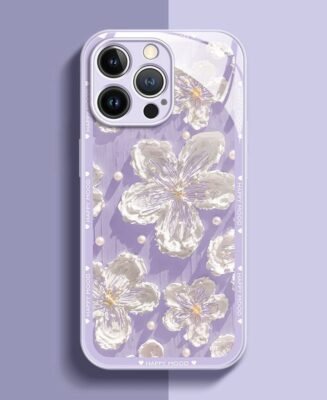 Oil Painting Flower iPhone Case