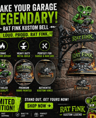 🔥🐀Kustom Legend Commemorative Wall Bell
