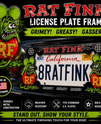 RAT FINK License Plate Frame