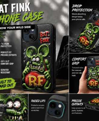 Rat Fink 63rd Anniversary Phone Case