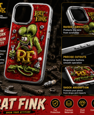 Limited Edition Rat Fink 3D Phone Case