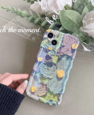 Oil Painting Flower Bracelet iPhone Case